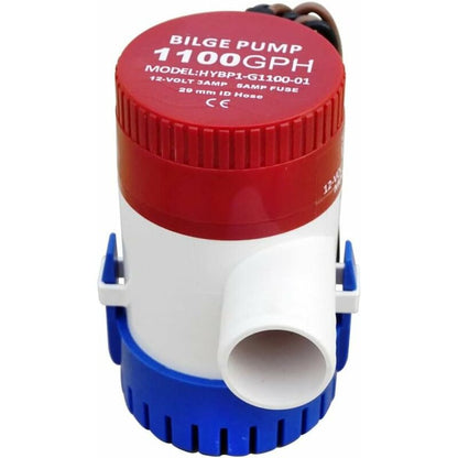 12V Marine Bilge Pump 1100GPH Non-Automatic, view 4
