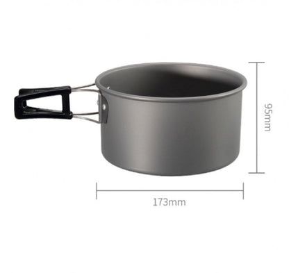 Camping Cookware Set 3 Piece with Pot, Pan & Teapot, view 5