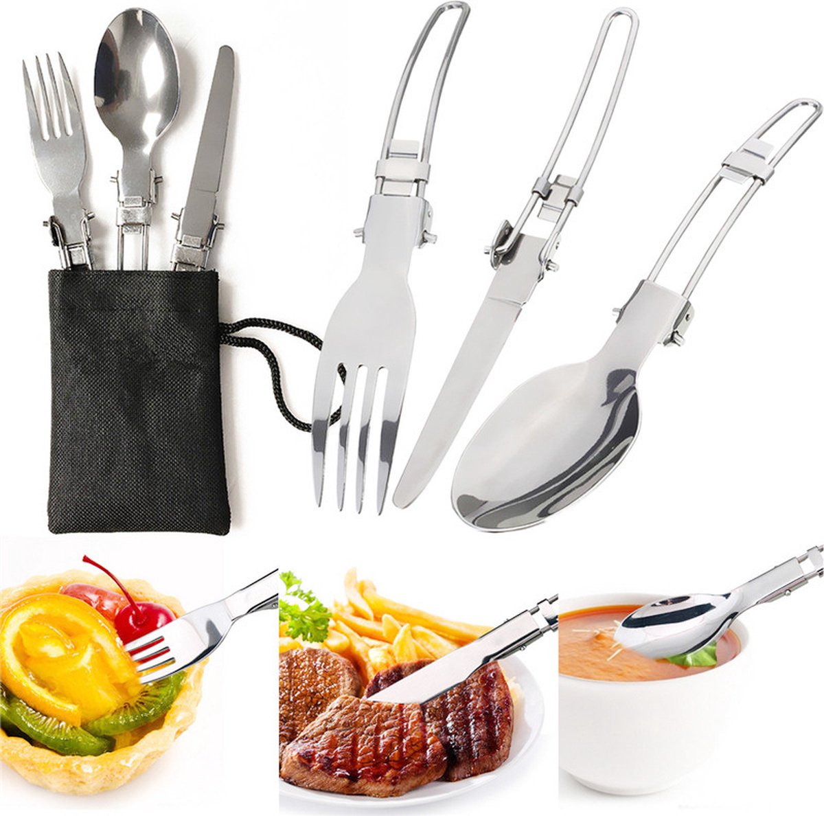 9 Piece Camping Cookware Set for 2-3 People, view 3