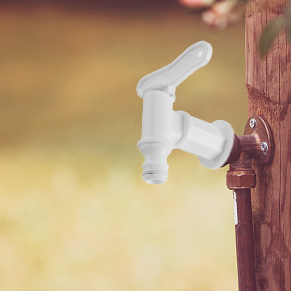 3/4in BSP Caravan Water Tank Drain Tap White, view 2