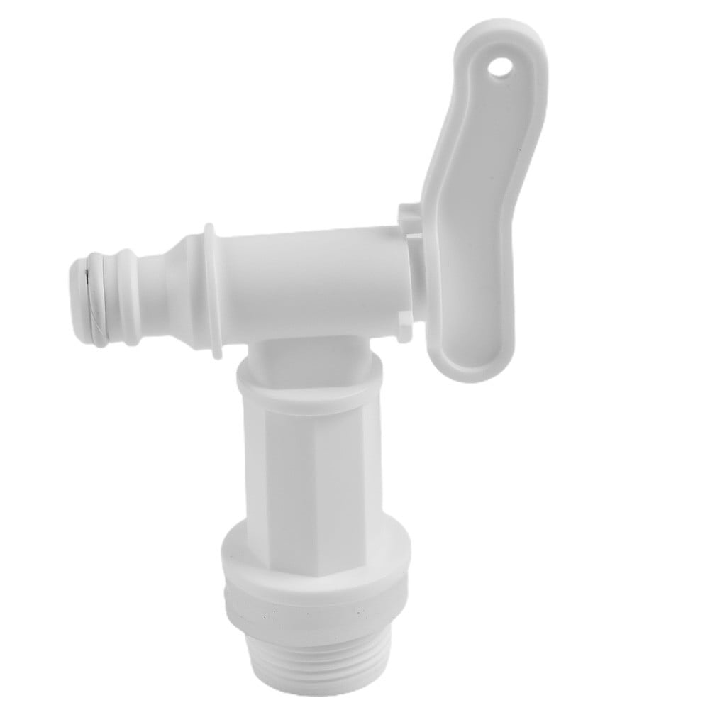 3/4in BSP Caravan Water Tank Drain Tap White, view 4