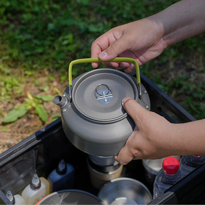 Camping Kettle Aluminium Teapot Grey, view 4