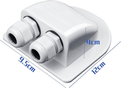Solar Cable Entry Gland Double Connector for Caravan & RV, view 3