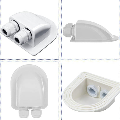 Solar Cable Entry Gland Double Connector for Caravan & RV, view 4
