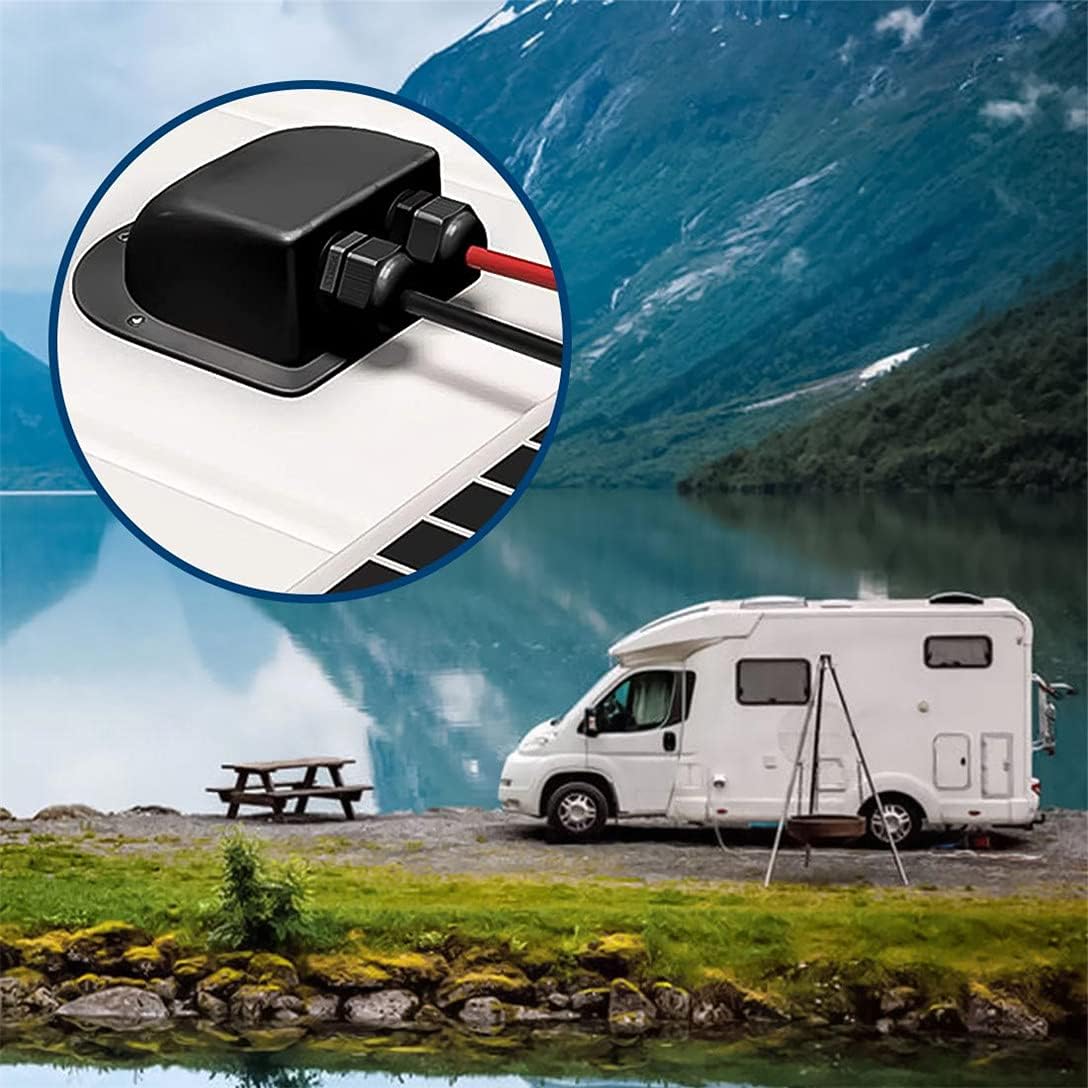 Solar Cable Entry Gland Double Connector for Caravan & RV, view 5