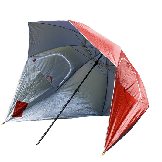 Havana Outdoors 2.4m Beach Umbrella – Red