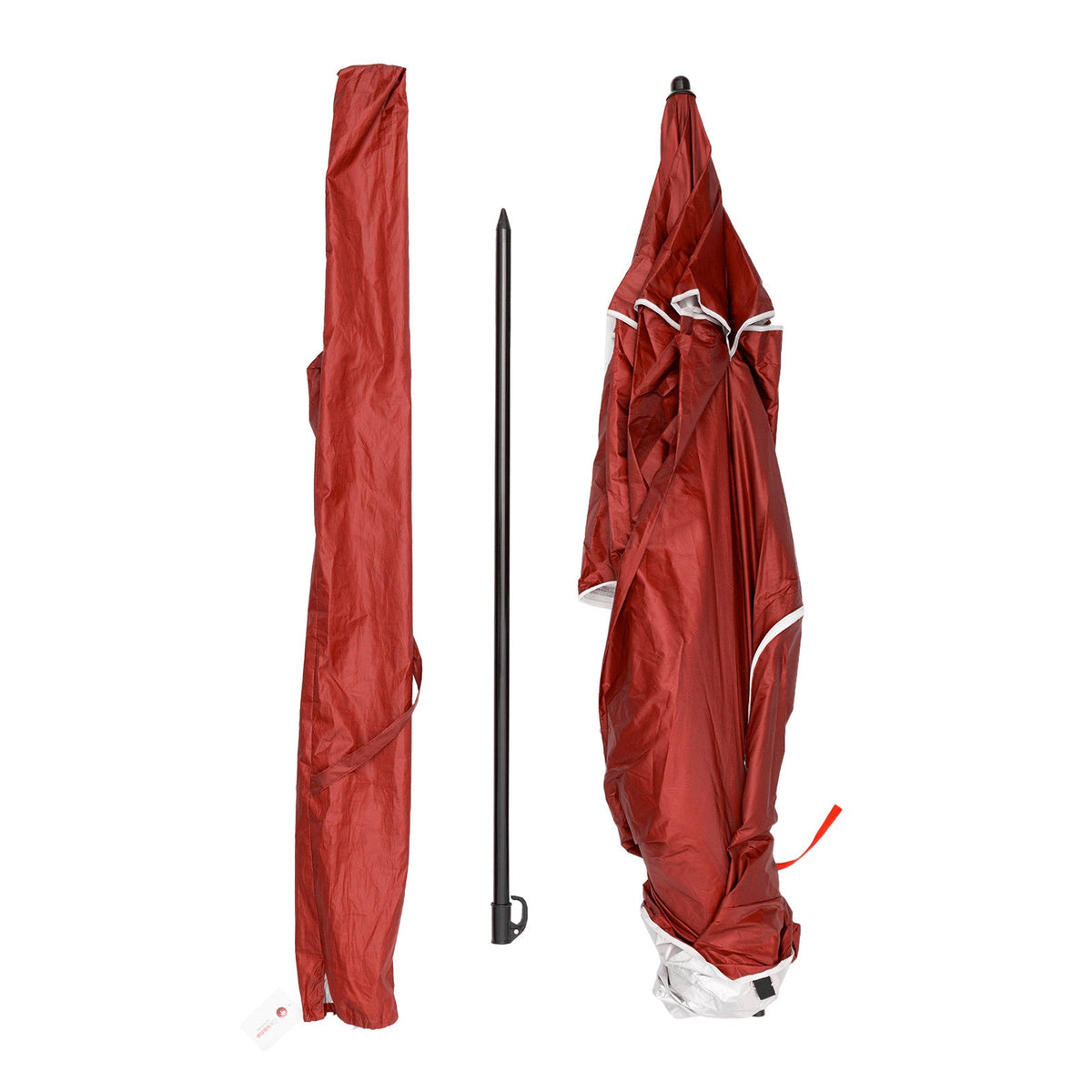 Havana Outdoors 2.4m Beach Umbrella – Red, view 11