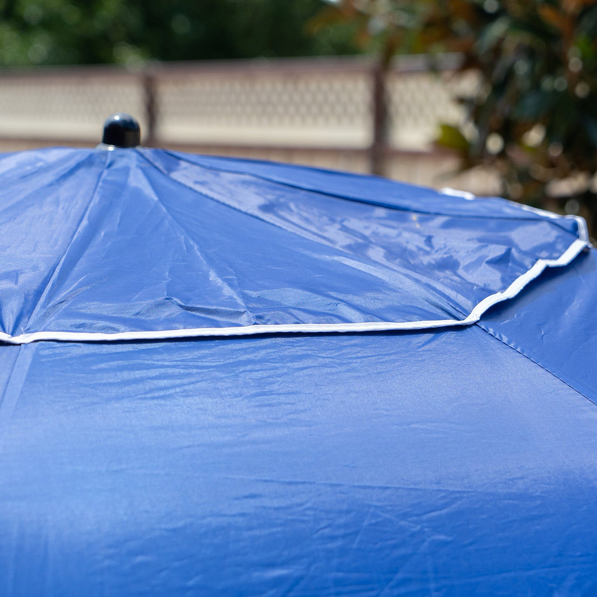 2.4m Beach Umbrella UPF 50+ with Dual Canopy & Wind Vents – Blue, view 14