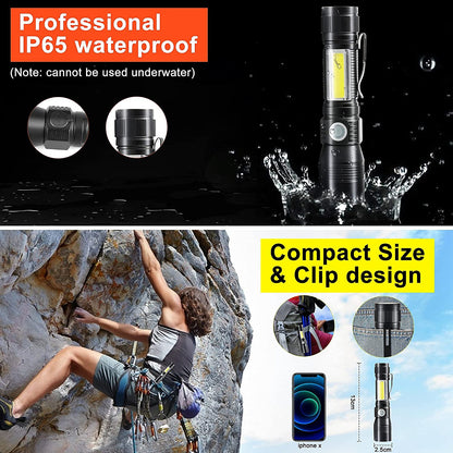 Rechargeable UV Flashlight Torch - 7 Mode, view 6