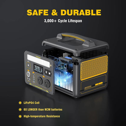 VTOMAN Jump 600X 600W Portable Power Station + Solar, view 3