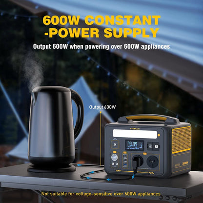 VTOMAN Jump 600X 600W Portable Power Station + Solar, view 6