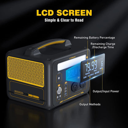 VTOMAN Jump 600X 600W Portable Power Station + Solar, view 8