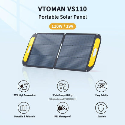 VTOMAN Jump 600X 600W Portable Power Station + Solar, view 9
