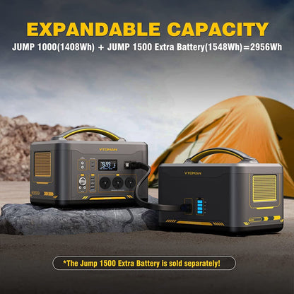 Jump 1000X 1000W Solar Generator with 220W Panel, view 3