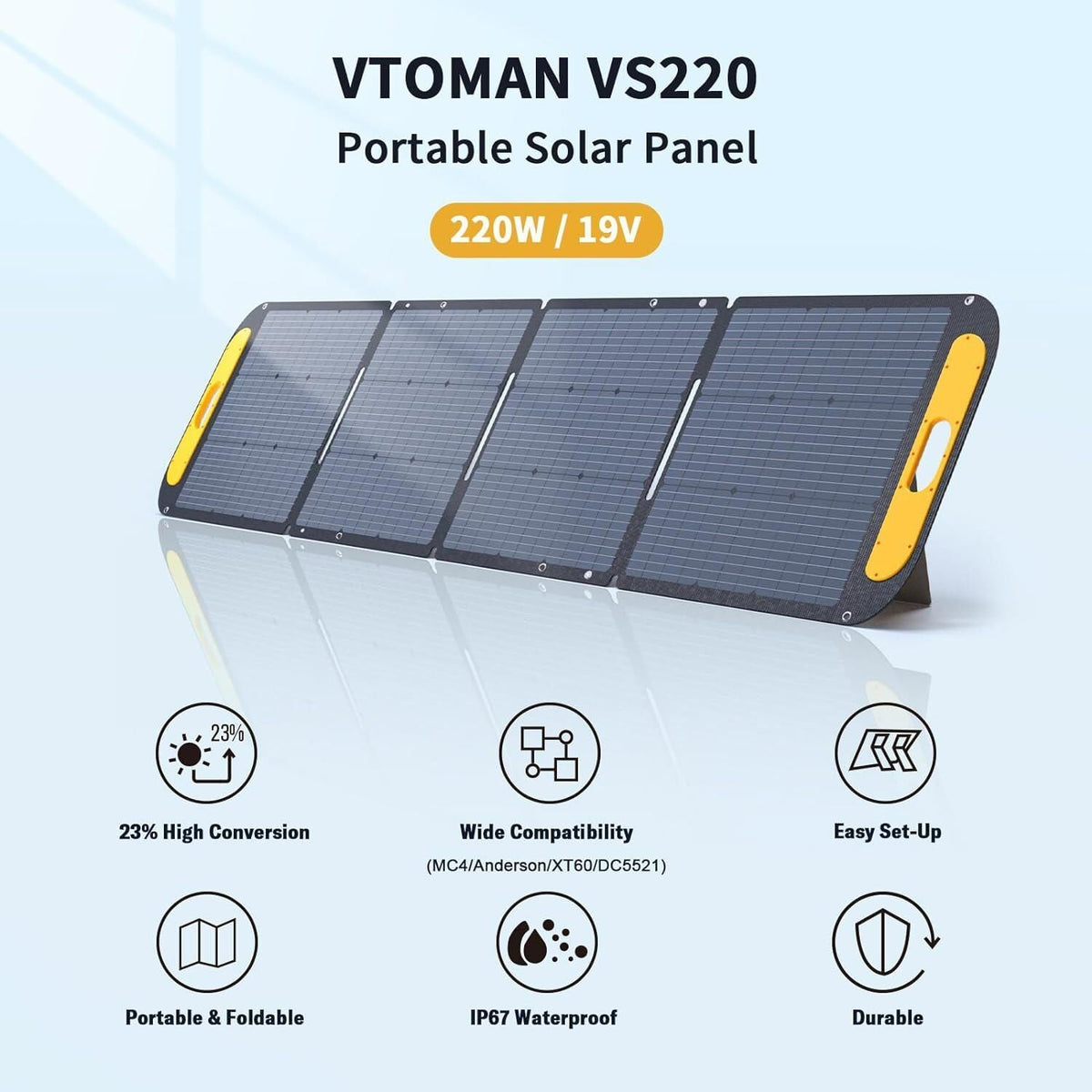 Jump 1000X 1000W Solar Generator with 220W Panel, view 8