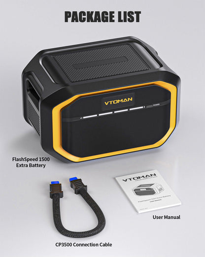 VTOMAN FlashSpeed 1548Wh LiFePO4 Expansion Battery, view 7