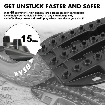 Mini Recovery Tracks 2pc - X-BULL Black, view 3