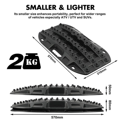 Mini Recovery Tracks 2pc - X-BULL Black, view 4