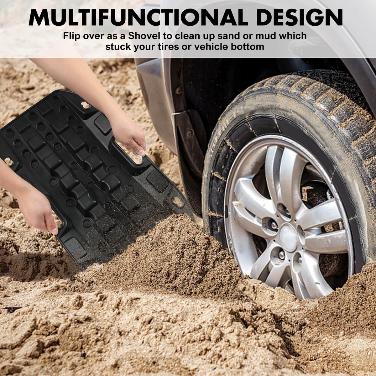 Mini Recovery Tracks 2pc - X-BULL Black, view 8