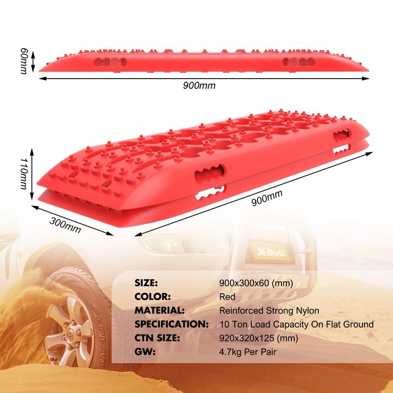 Recovery Tracks 2pc Gen 2.0 - X-BULL Red, view 6