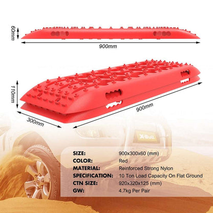 Recovery Tracks & 5T Hitch Receiver Kit - Red, view 2