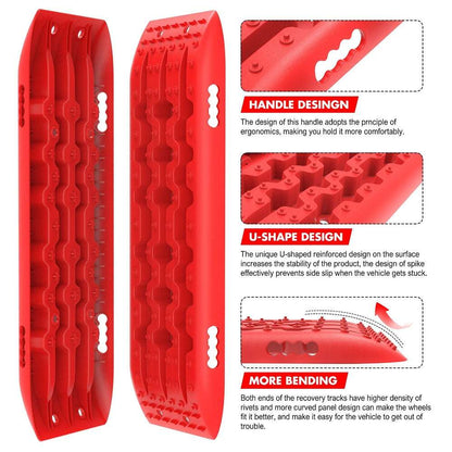 Recovery Tracks & 5T Hitch Receiver Kit - Red, view 3