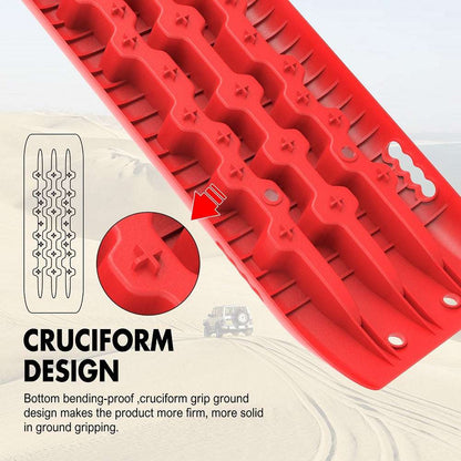 Recovery Tracks & 5T Hitch Receiver Kit - Red, view 5