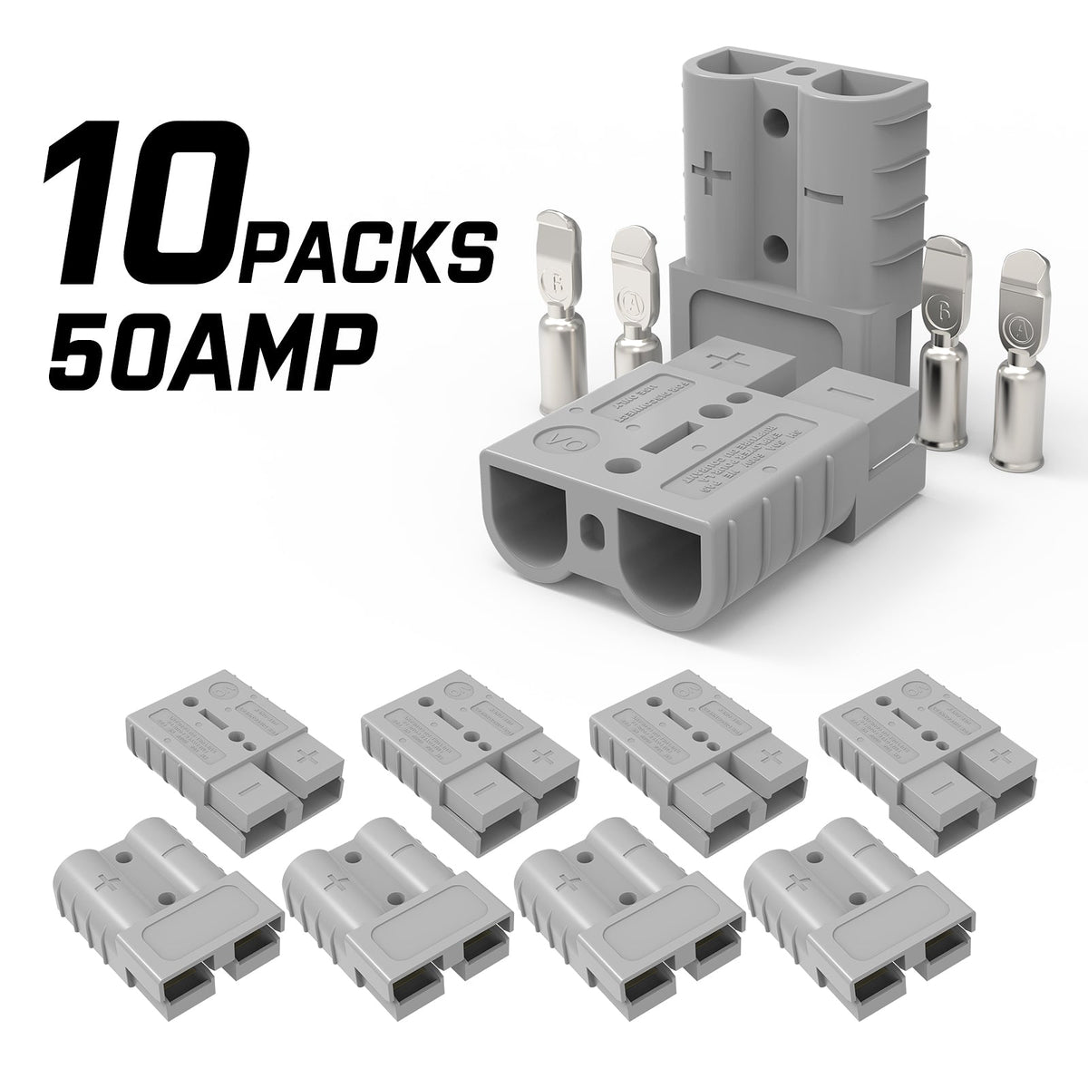 X-BULL 50A Anderson Style Plugs 10 Pack