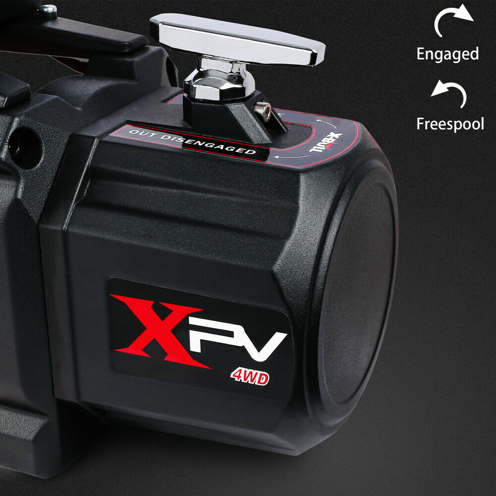 12V Electric Winch 14500lb with Synthetic Rope - X-BULL, view 7