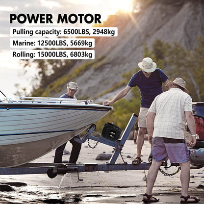 X-BULL 12V Electric Boat Winch 6500lb Marine, view 6