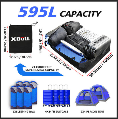 Waterproof Car Roof Cargo Bag 595L - X-BULL, view 3