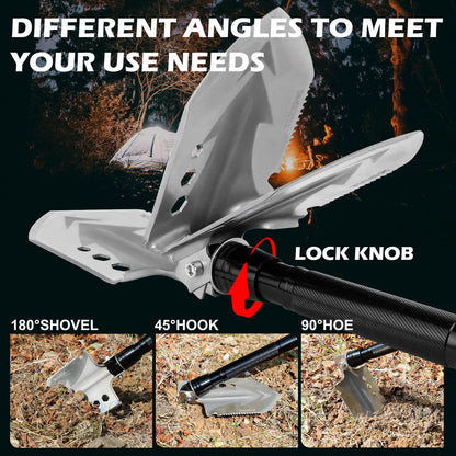 Folding Survival Shovel Multi-Tool - X-BULL, view 2