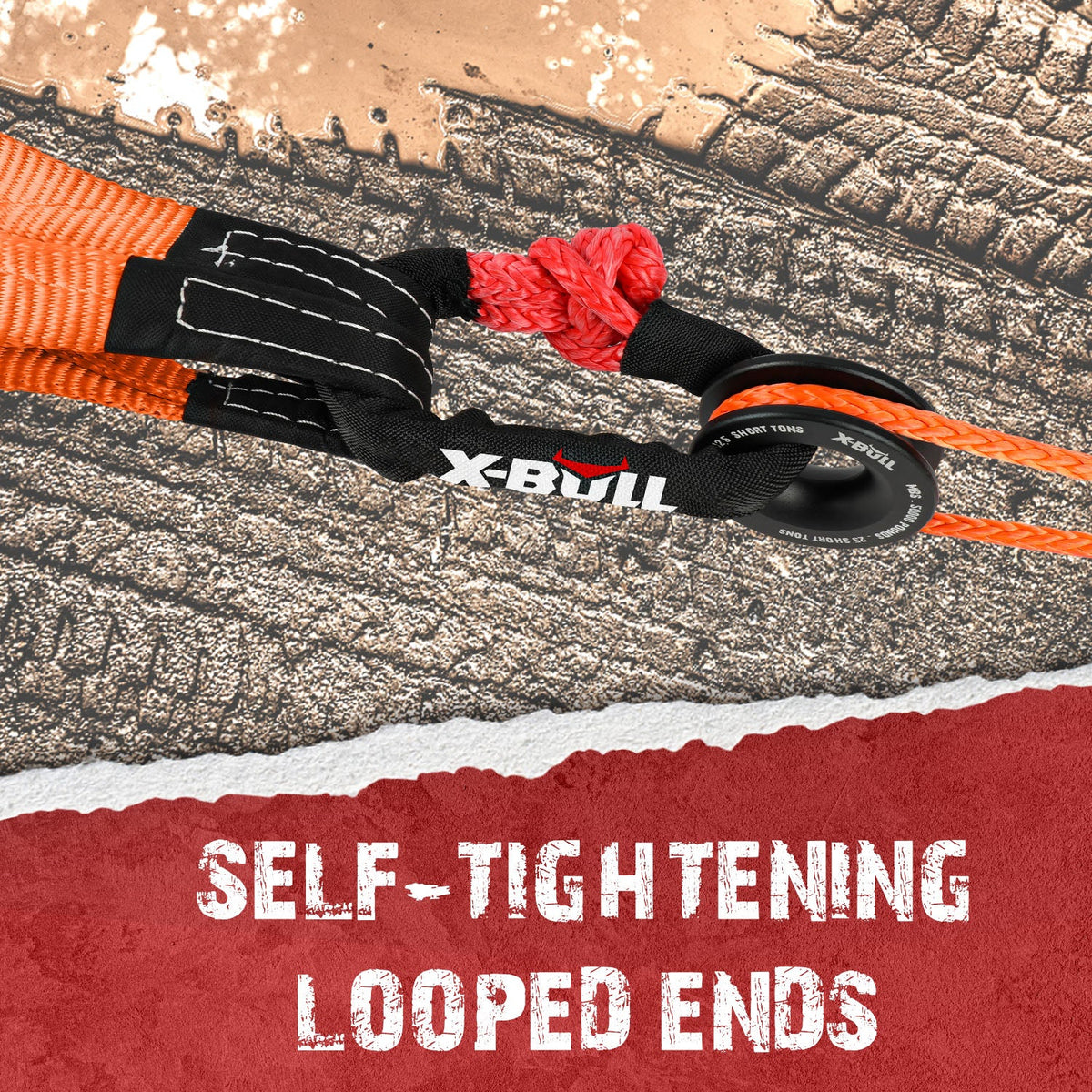 Recovery Ring & Soft Shackle Kit - X-BULL, view 5