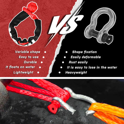 Recovery Ring & Soft Shackle Kit - X-BULL, view 2