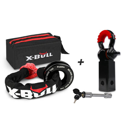 Soft Shackle, Recovery Ring & 5T Hitch Kit - X-BULL