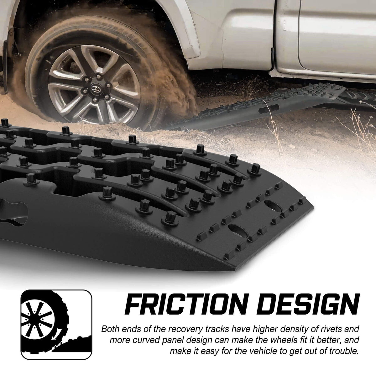 Recovery Tracks Gen 3.0 Kit - X-BULL Black, view 4