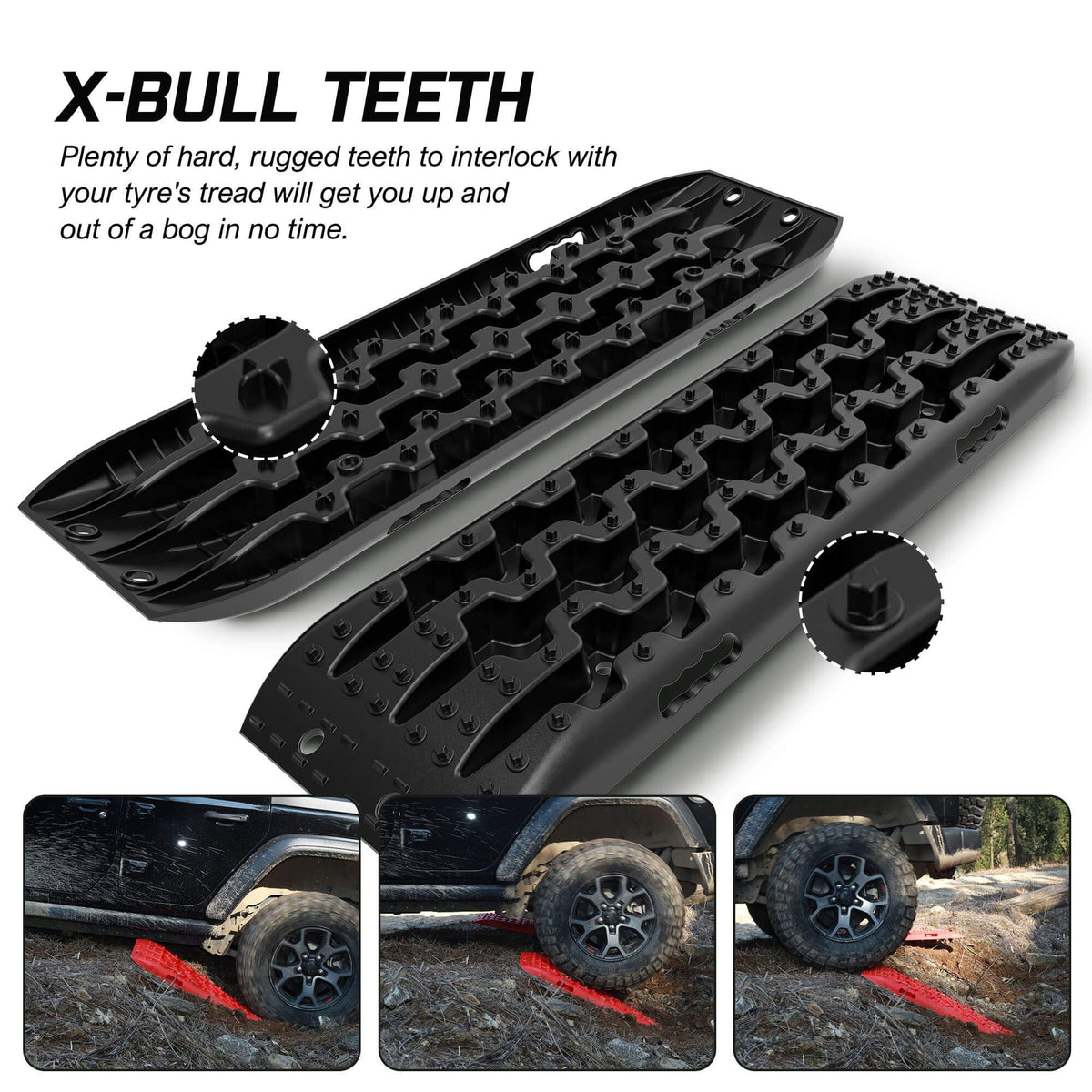 Recovery Tracks Gen 3.0 Kit - X-BULL Black, view 6