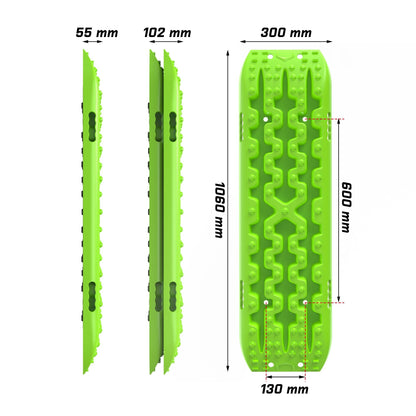 Recovery Tracks Gen 3.0 Kit with Mounting Pins - Green, view 4