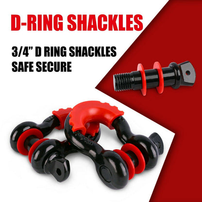4WD Recovery Kit with Tracks & Snatch Strap - X-BULL Orange, view 9