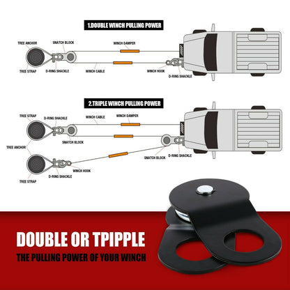 4WD Recovery Kit with Tracks & Snatch Strap - X-BULL Orange, view 8