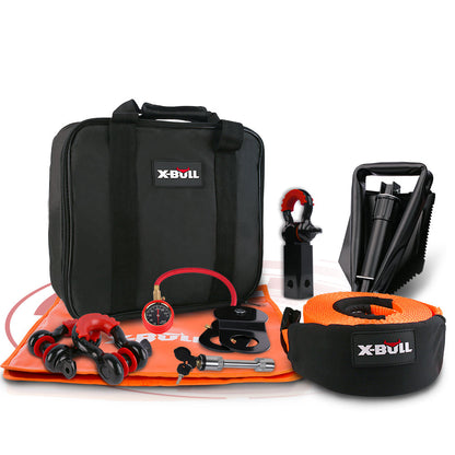 11 Piece 4WD Recovery Kit with Snatch Strap