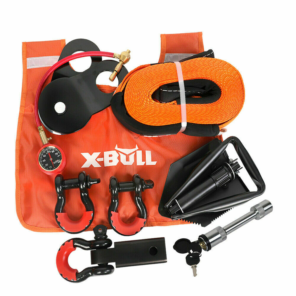 11 Piece 4WD Recovery Kit with Snatch Strap, view 12