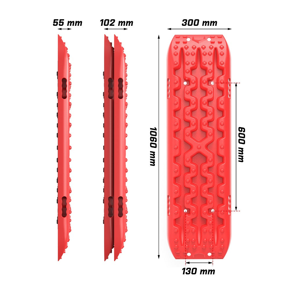 Recovery Tracks Gen 3.0 2 Pair - Red, view 3