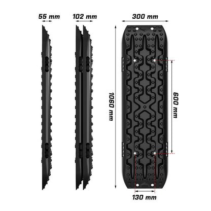 Recovery Tracks Gen 3.0 2 Pair with Carry Bags - Black, view 2