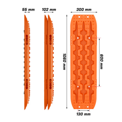 Recovery Tracks Gen 3.0 2 Pair with Carry Bags - Orange, view 3