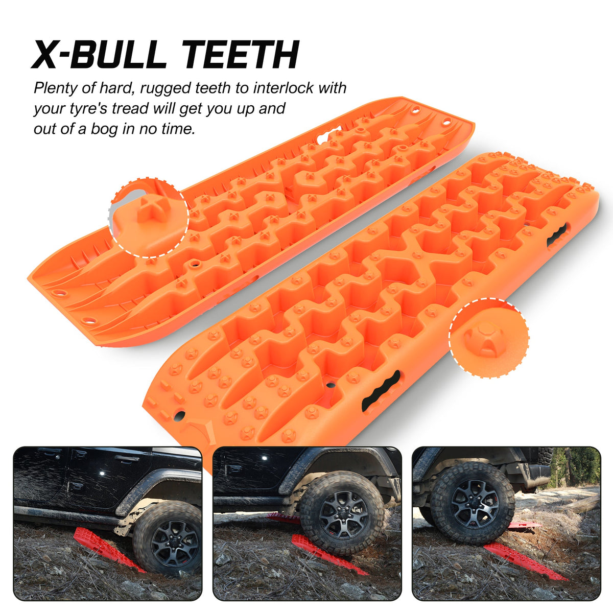 Recovery Tracks Gen 3.0 2 Pair with Carry Bags - Orange, view 9