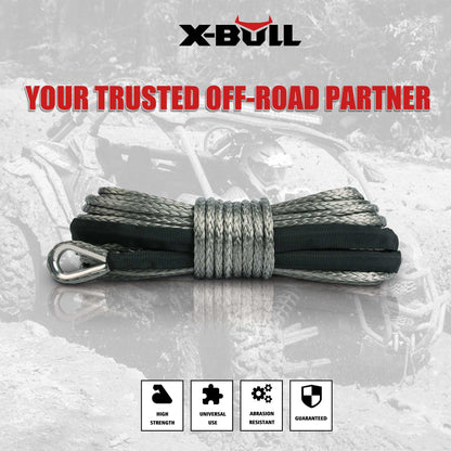 X-BULL SK75 Synthetic Winch Rope 5.5mm x 13m – 10 Pack, view 2