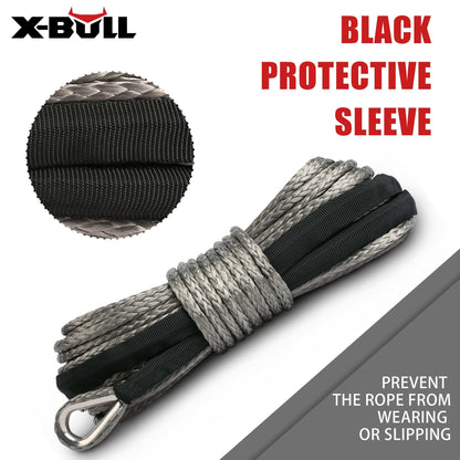 X-BULL SK75 Synthetic Winch Rope 5.5mm x 13m – 10 Pack, view 6
