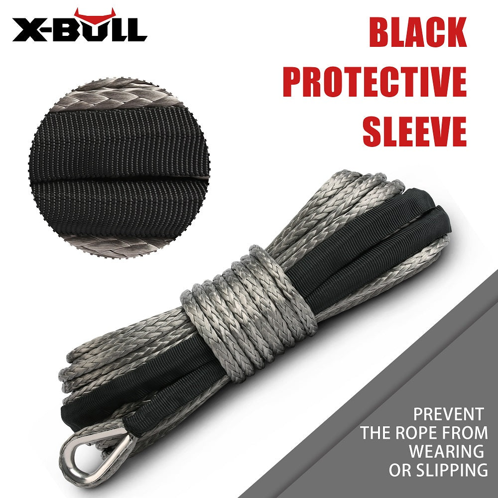 X-BULL Synthetic Winch Rope 5.5mm x 13m, view 4