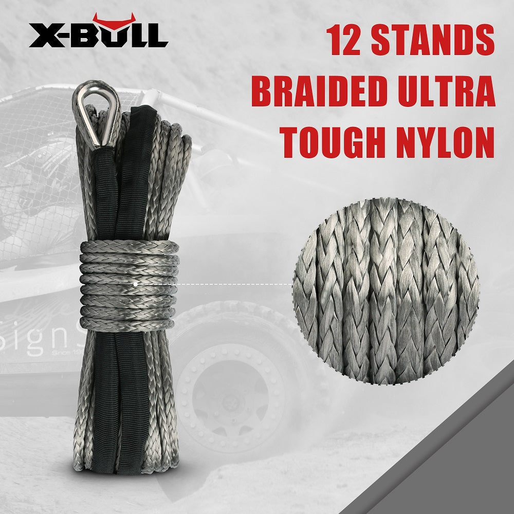 X-BULL Synthetic Winch Rope 5.5mm x 13m, view 2